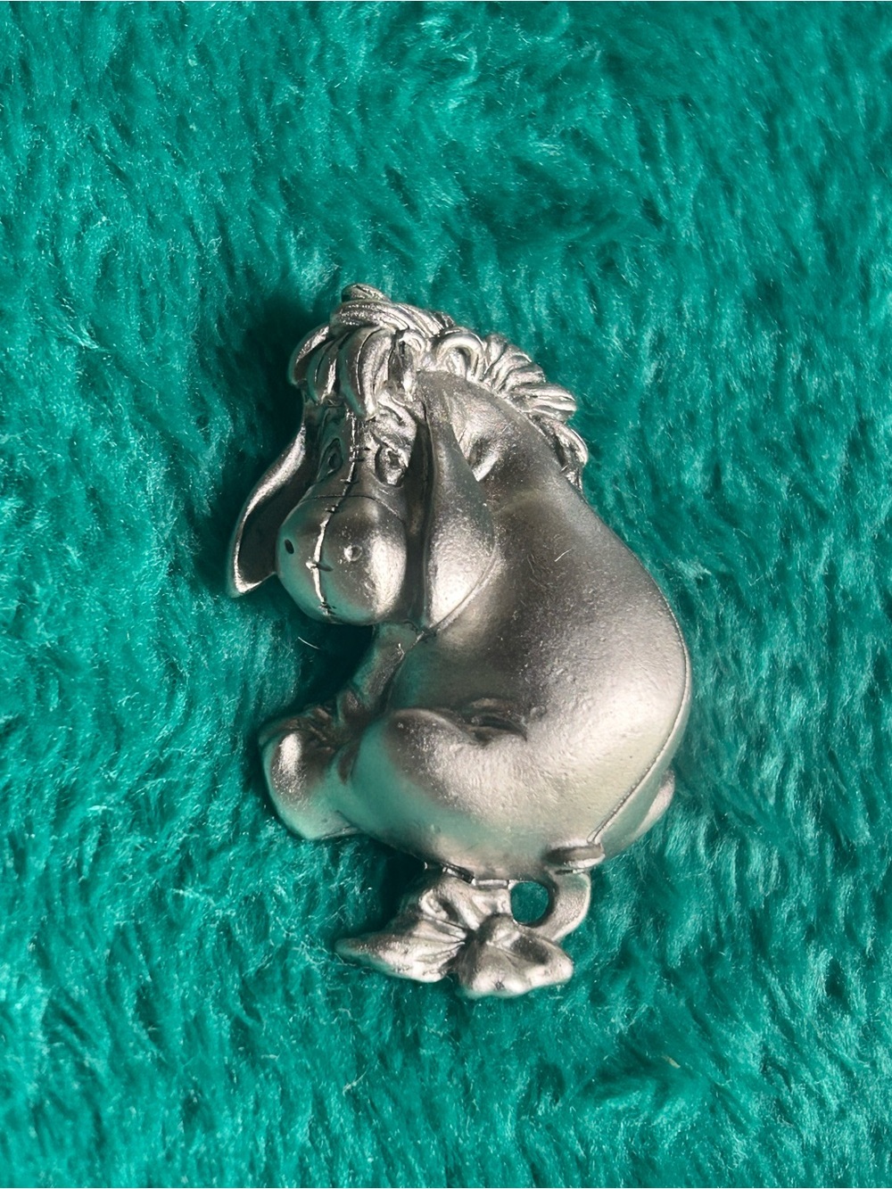 Vintage Disney Eeyore Pewter Brooch